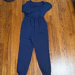 Navy Blue Women's Jumpsuit